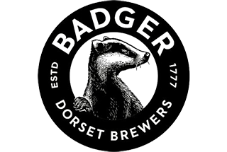 badger logo on plain background