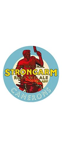 logo of camerons strongarm on plain background