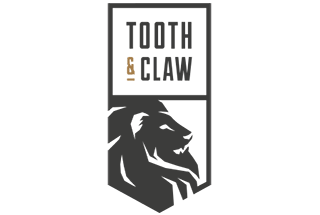 tooth & claw logo on plain background