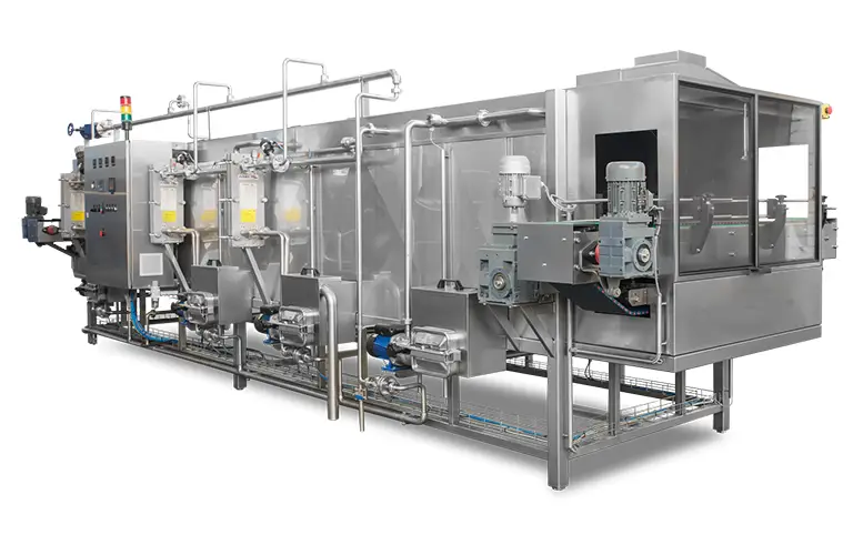 picture of Camerons tunnel pasteuriser on plain background