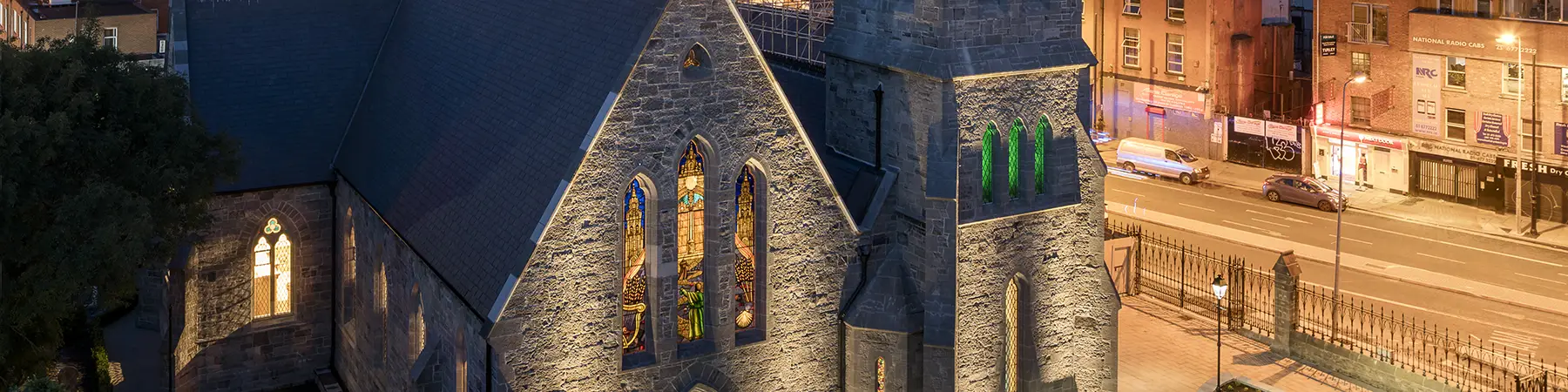 outside image of Pearse Lyons distillery